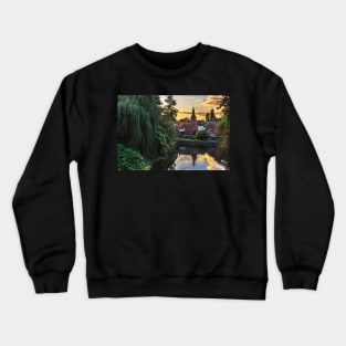 Early Evening Whitchurch on Thames Crewneck Sweatshirt